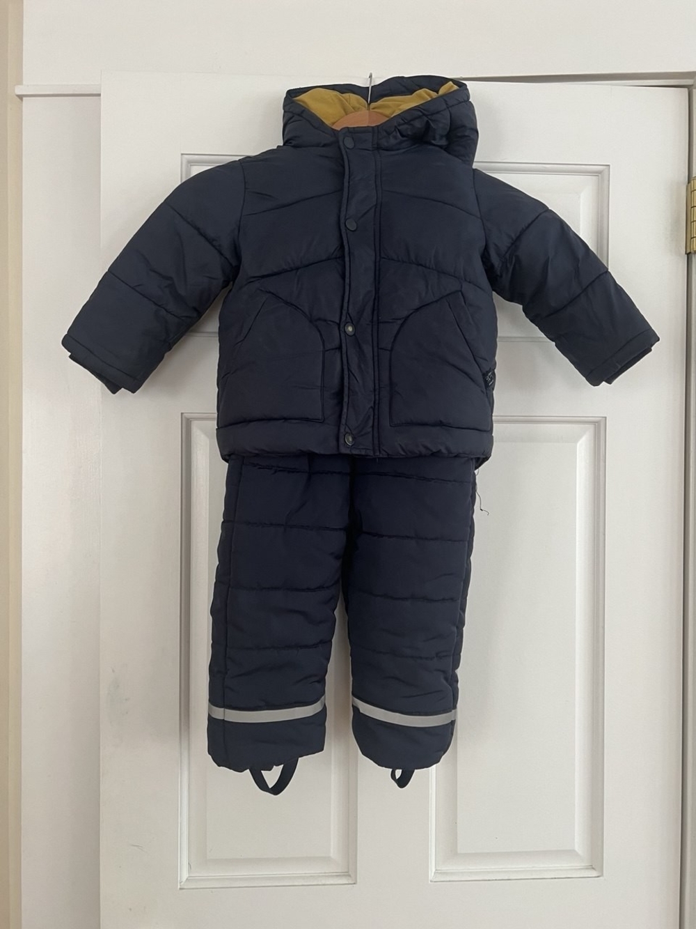 Zara Kids Navy Puffer Snowsuit 18-24 Months